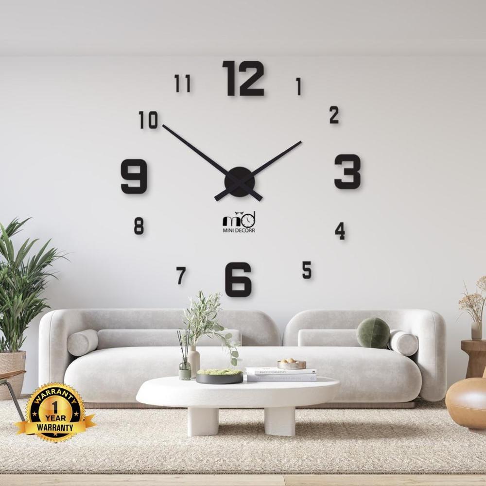 🕐 Modern 3D Wall Clock – Stylish Home & Office Décor